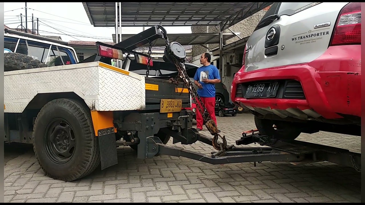 Mobil derek katrol tanpa melukai bumper •24hours 081380680009