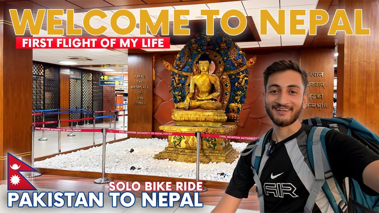 First Flight of my Life | Karachi to Kathmandu | Pakistan to Nepal 🇳🇵Solo Bike Ride | Ep 2