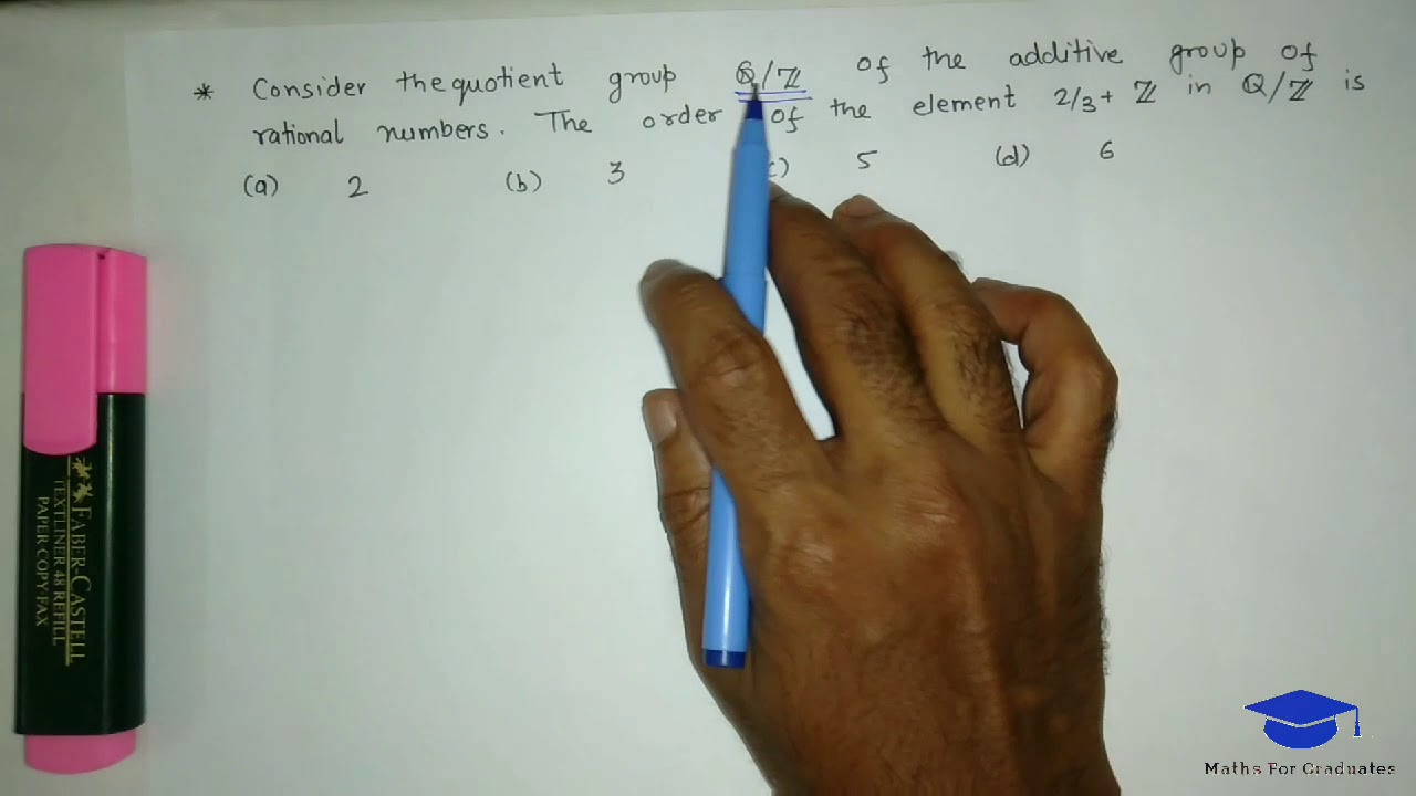 #20||Problems on Group theory||Group theory||Maths for graduates