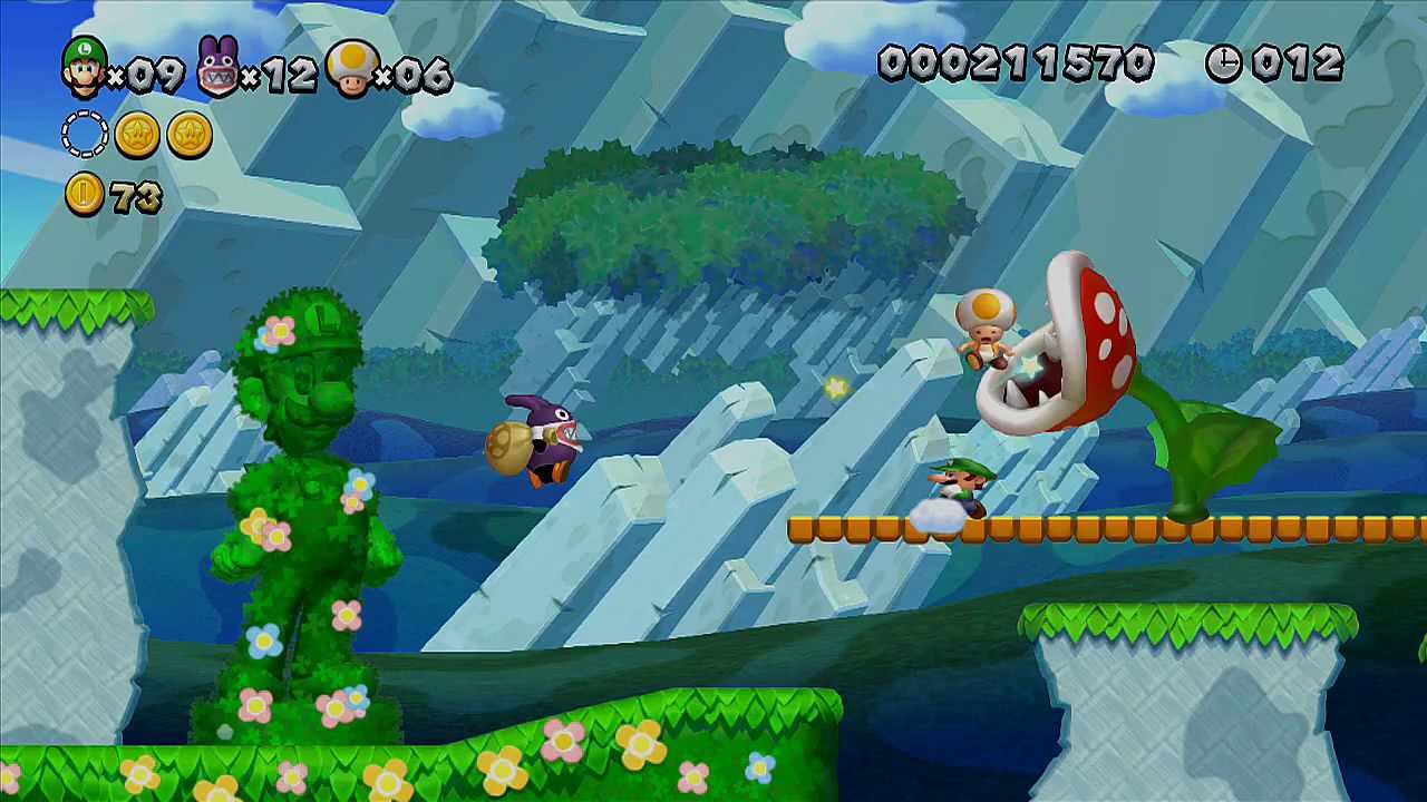 ABM: NEW SUPER LUIGI U (Walkthrough 1) GAMEPLAY HD!!