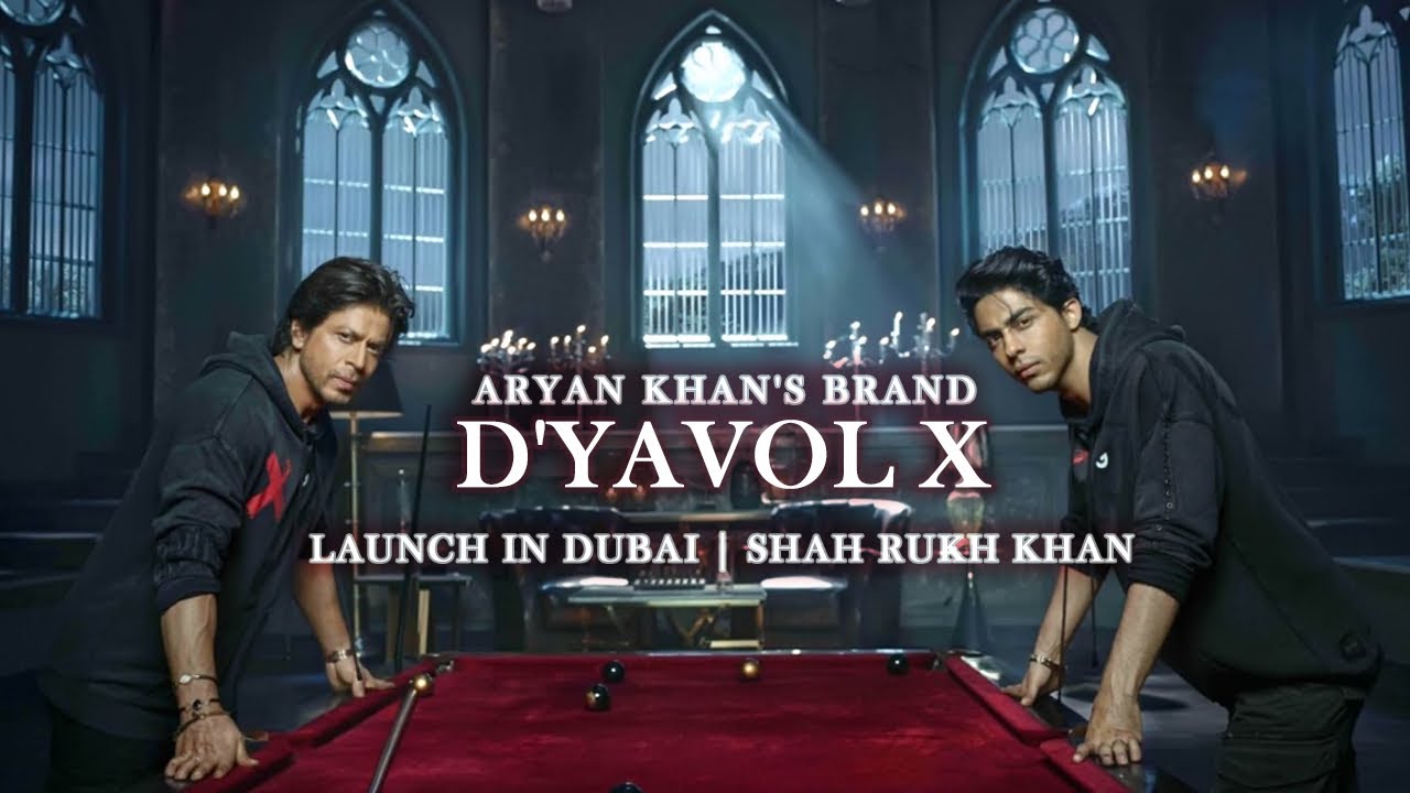 ෂාරුක් ඛාන් 😍 Aryan Khan's Brand, D'YAVOL X Launch in Dubai | Shah Rukh Khan 🫶🏼
