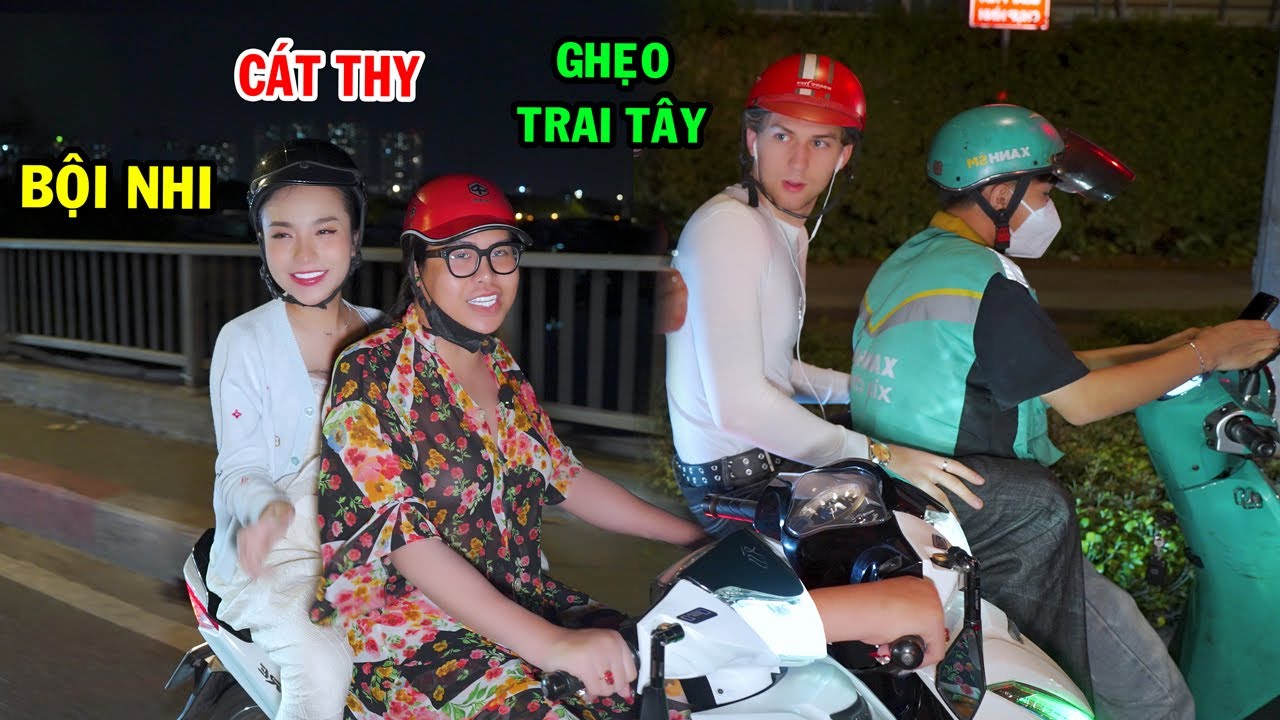 DIVA Cát Thy và Bội Nhi ghẹo Trai Tây - Ẩm thực Cha Rồng