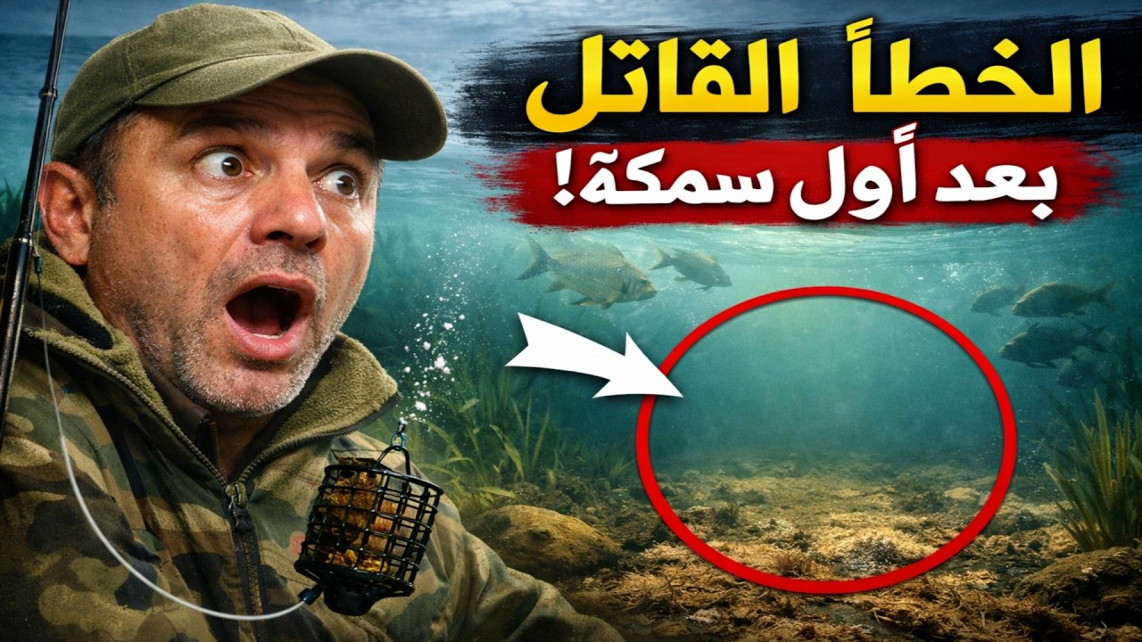 لماذا يختفي السمك بعد أول صيدة؟ خطأ واحد يرتكبه الجميع!