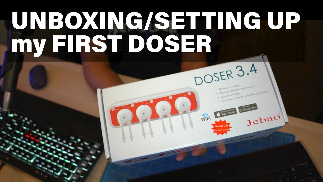 Unboxing and Setting up my first doser - Jebao Doser 3.4