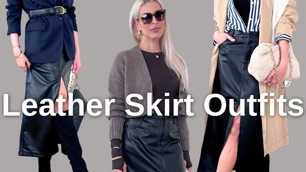 7 Chic Faux Leather Maxi Skirt Outfits You Can Copy