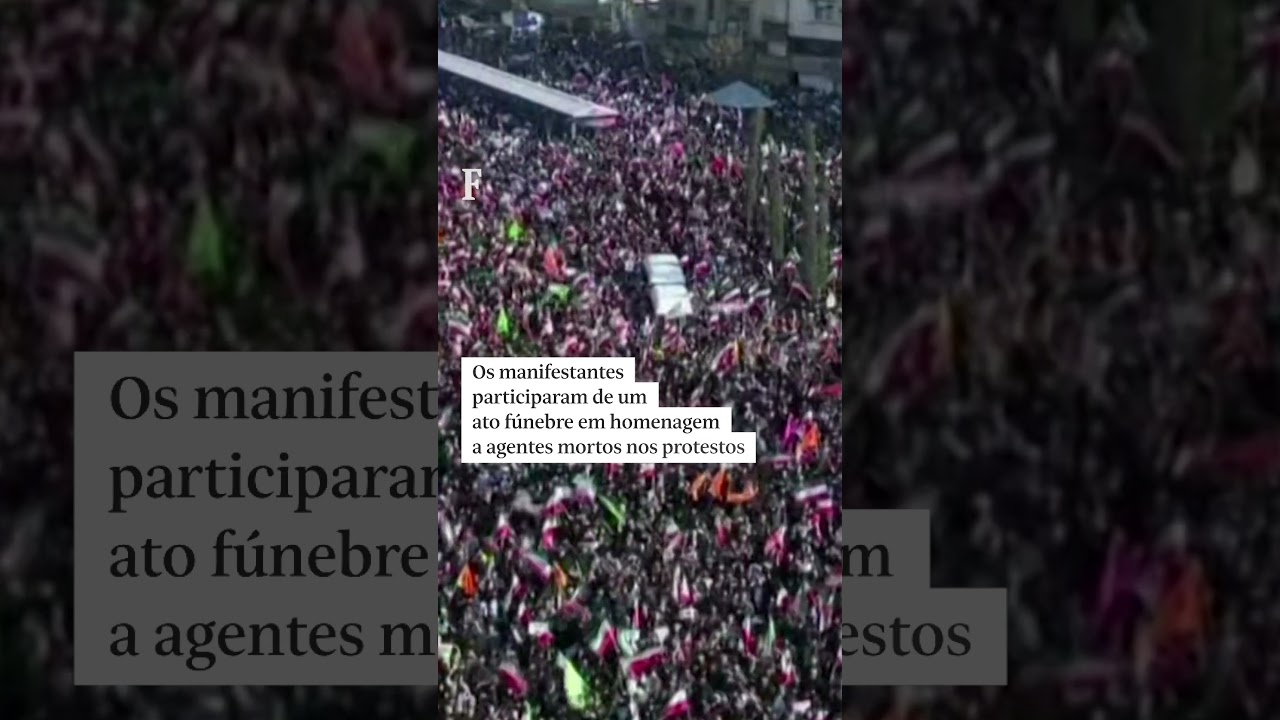 Manifesta&ccedil;&otilde;es pr&oacute;-regime re&uacute;nem milhares em Teer&atilde;, segundo m&iacute;dia oficial