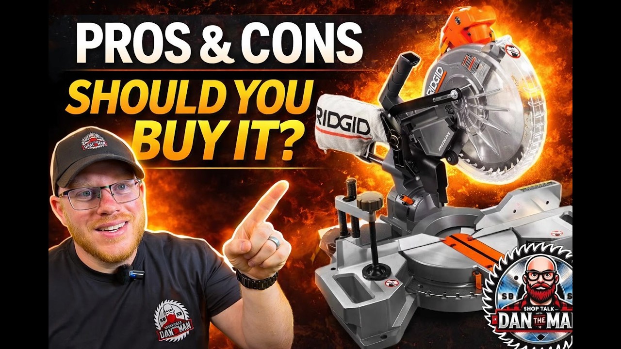 Аккумуляторная торцовочная пила RIDGID: результаты года использования | Плюсы, минусы и реальный ...