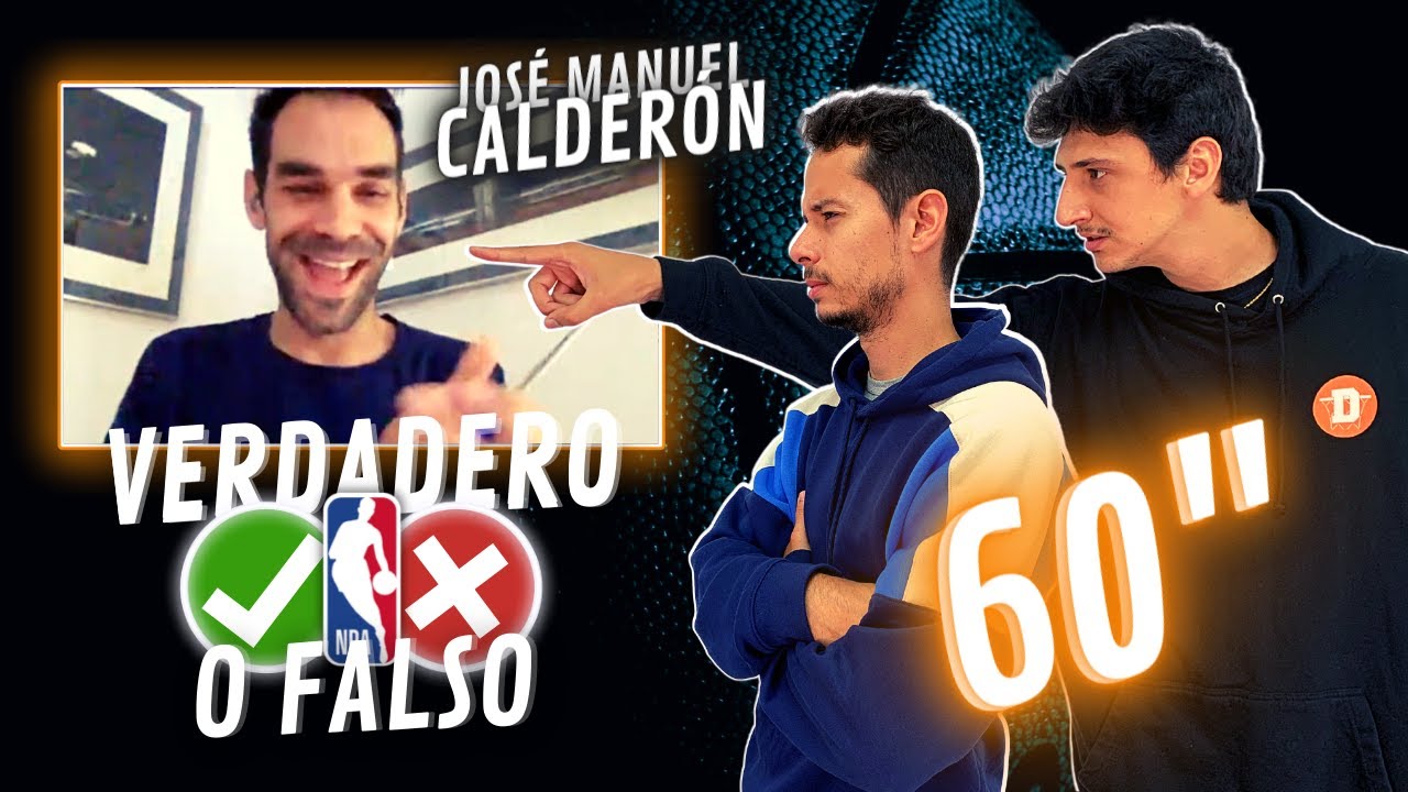 JOSÉ CALDERÓN VS DRAFTEADOS | VERDADERO O FALSO NBA (T2)