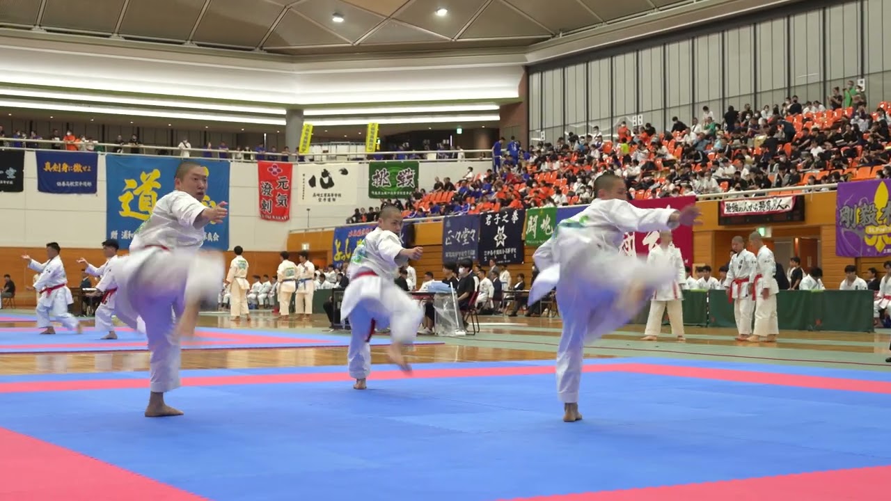 男子団体形 横浜創学館高校 カンクウショウ 第52回関東高等学校空手道大会