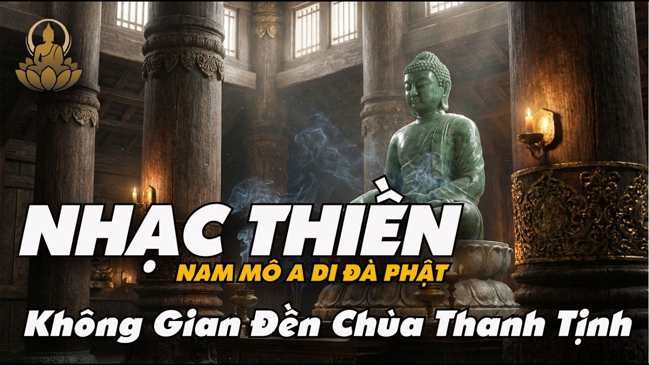 Nhạc Thiền Niệm Phật Nam Mô A Di Đà Phật | Không Gian Đền Chùa Thanh Tịnh, Thư Giãn & Ngủ An Lành