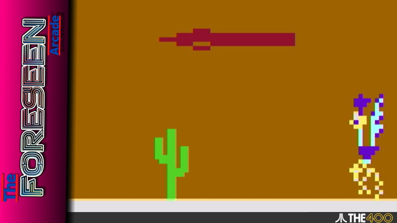 Endless Road Runner - Atari 8-bit Homebrew Gameplay