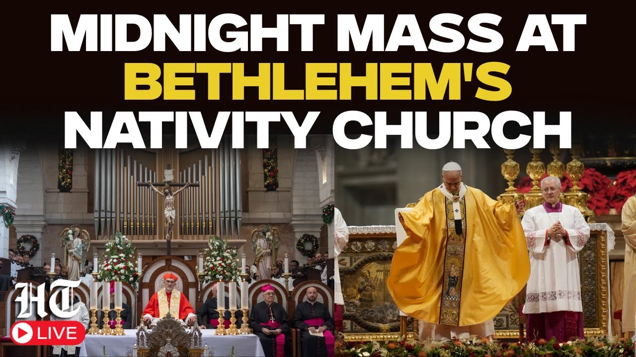 LIVE: Bethlehem Marks Christmas with Midnight Mass at Nativity Church | Christmas 2025 LIVE