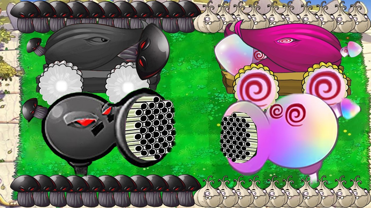 Doom Gatling X Doom Cannon X Team Hypno Plants Galic vs Doom Dr.Zomboss - Plants vs Zombies Hack