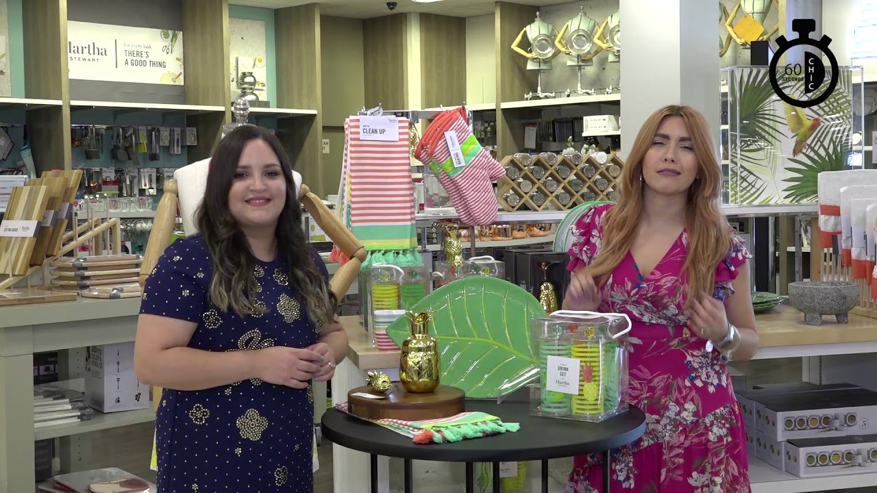 60 SECONDS CHIC - Decora tu fiesta de verano a lo tropical chic