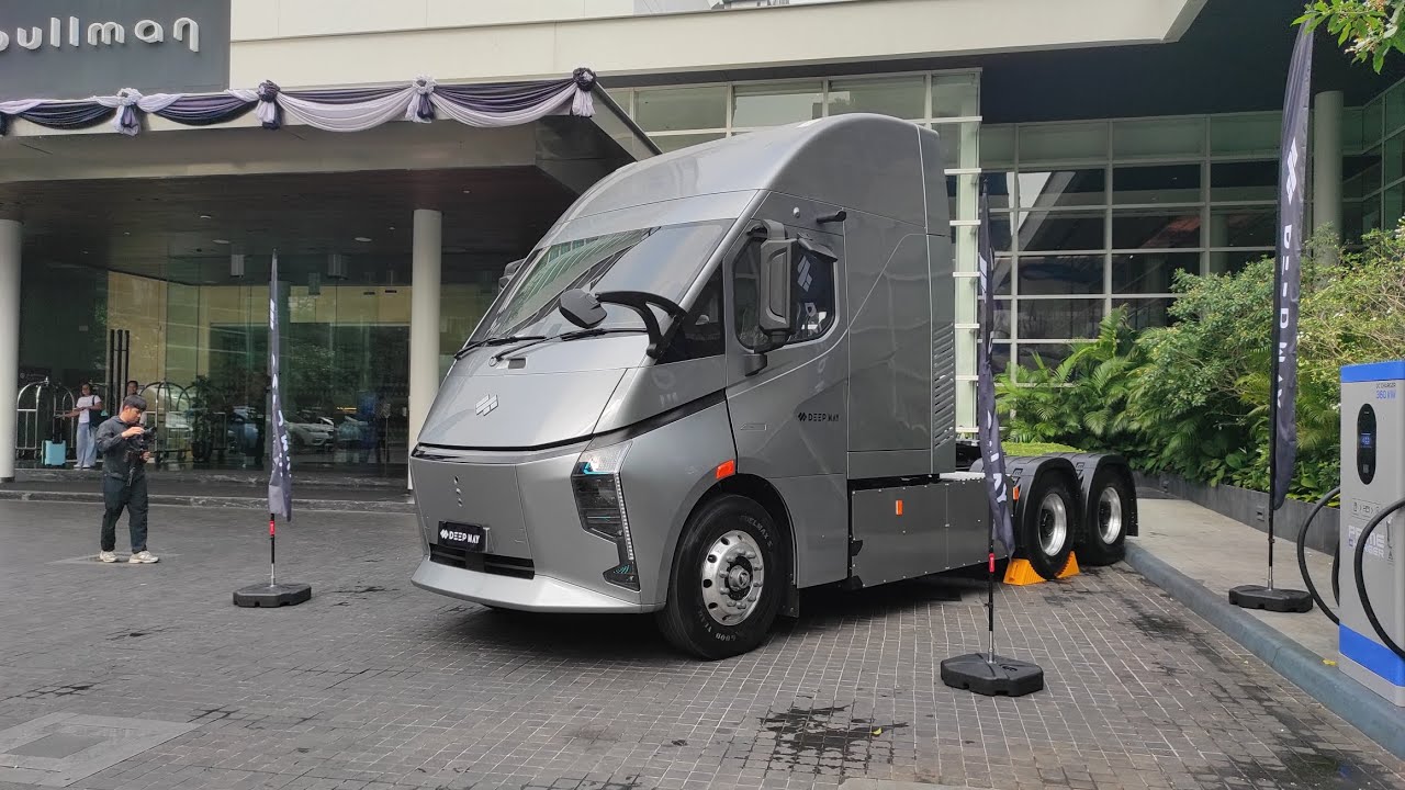 พาชม Deepway Star 6x4 หัวลากไฟฟ้ารุ่นแรกในไทย