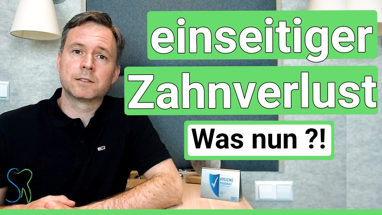 Zahnverlust einseitig und nun? -  Zahnarzt Dr. Christian Schubert stellt 4 Lösungen vor