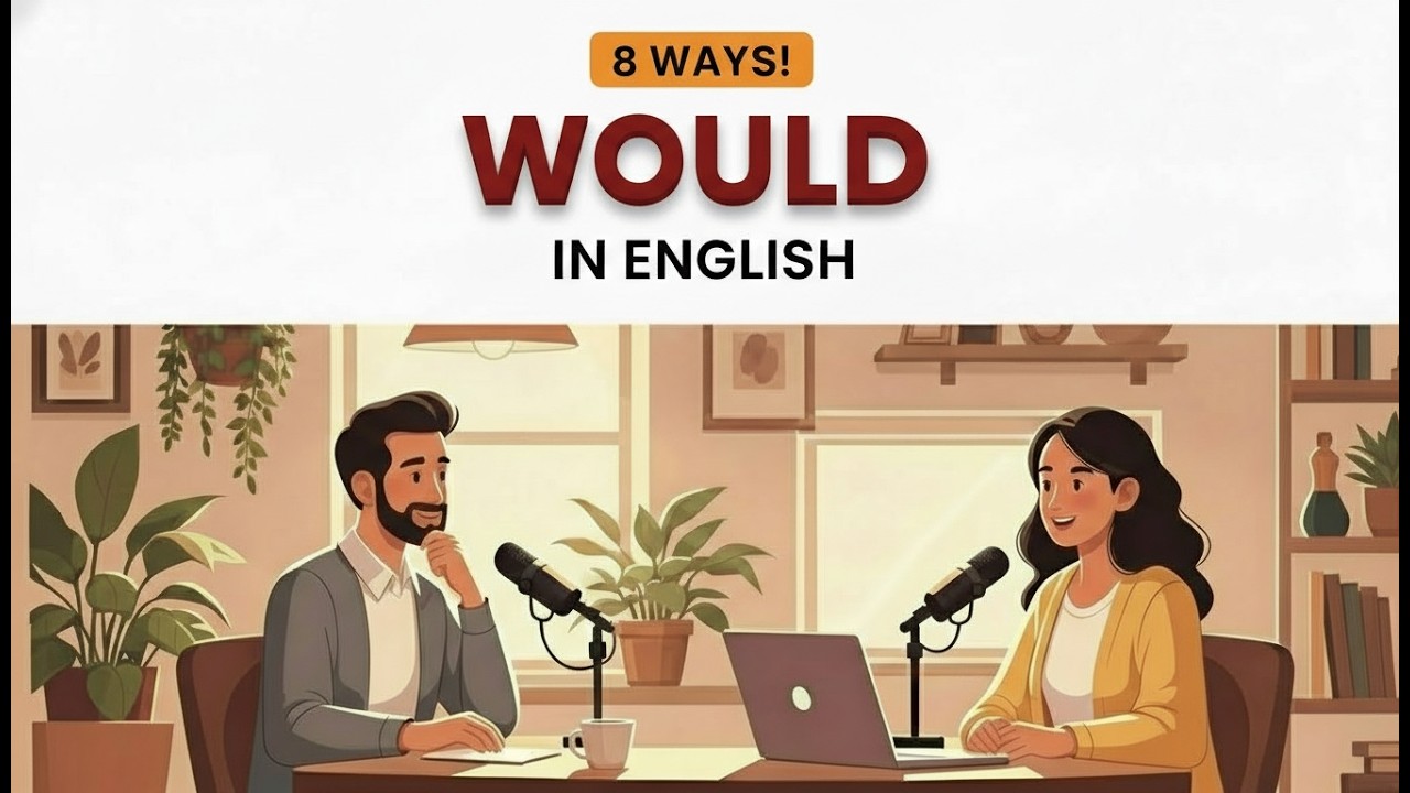 Learn English with Real Conversations Podcast How to Use WOULD in Everyday English