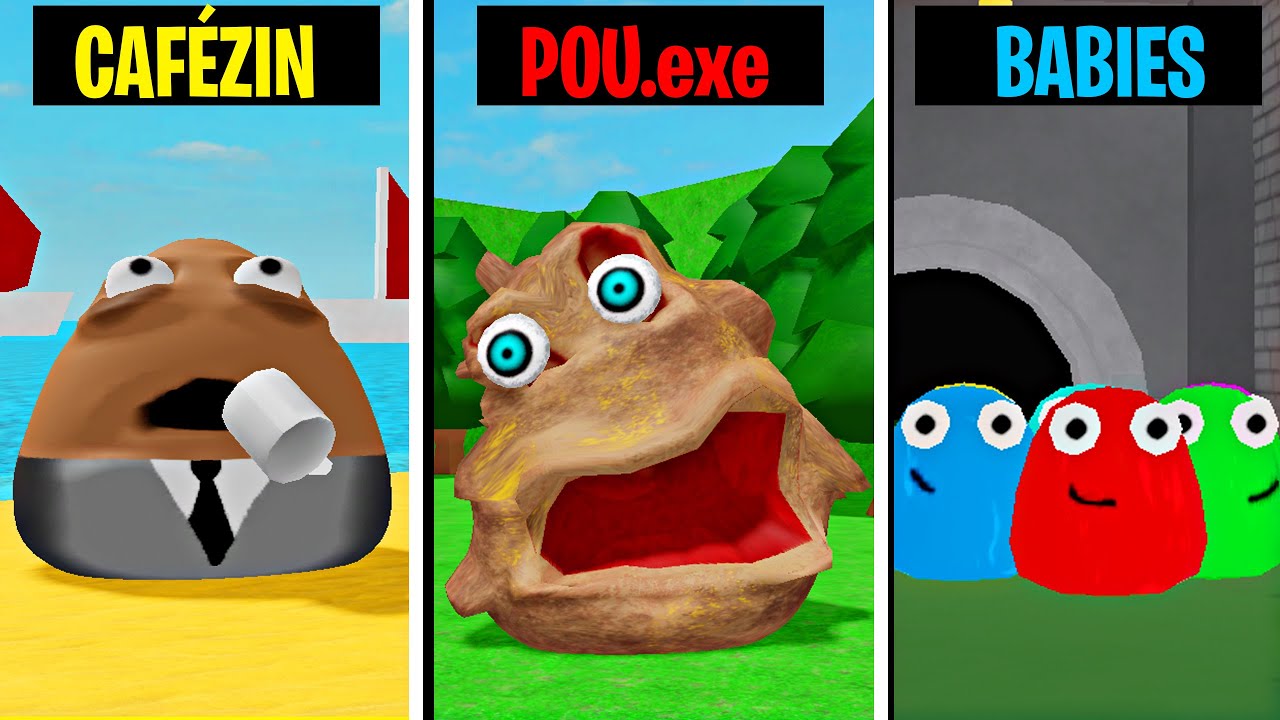 OS MORPHS DO POU DO ROBLOX