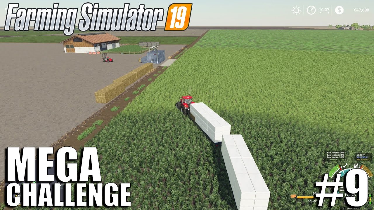MEGA Equipment Challenge 2.0 | Timelapse #9 | Nebraska Map | FS19 | Farming Simulator 19