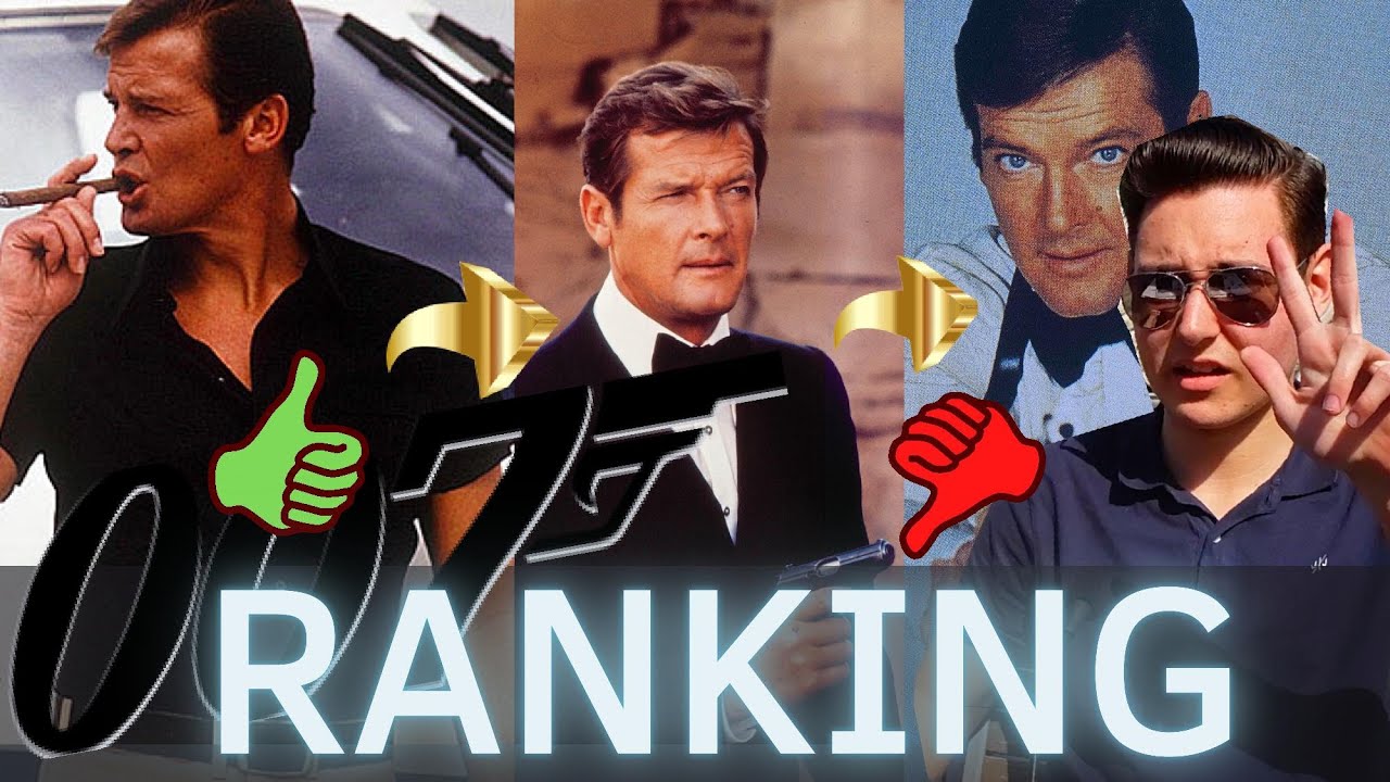 Das RANKING der ROGER MOORE James Bond Filme - James Bond Film Ranking Deutsch