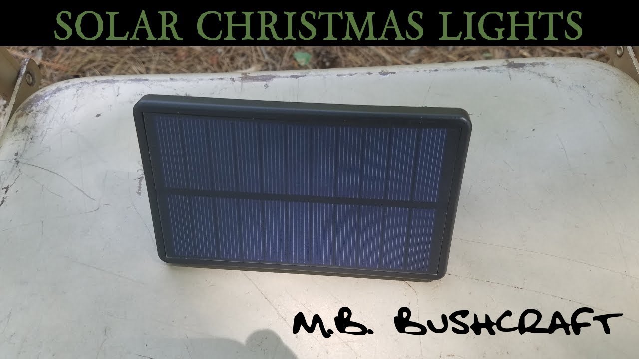 Solar Powered Christmas Lights