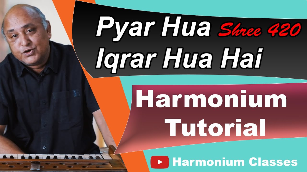 Pyaar Hua Iqrar Hua Hai Harmonium Tutorial | Harmonium Classes | प्यार हुआ इक़रार हुआ है हारमोनियम