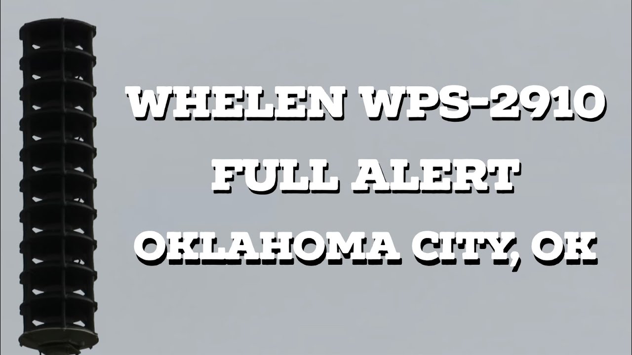 Whelen WPS-2910 | Full Alert | Oklahoma City, Oklahoma | 3/25/23