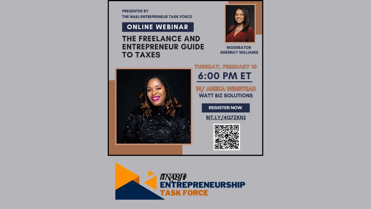The Freelance and Entrepreneur Guide To Taxes - NABJ Entrepreneurship Task Force