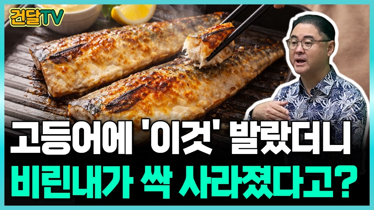 고등어 비린내 싫은 분들, 이 방법 하나면 끝! 고등어, 이렇게 구우면 냄새 90% 사라집니다