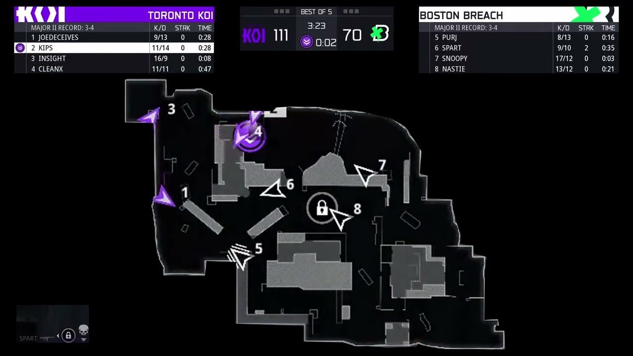CDL Minimap VOD | Toronto Koi vs Boston Breach Major 2 Qualifiers Full Series