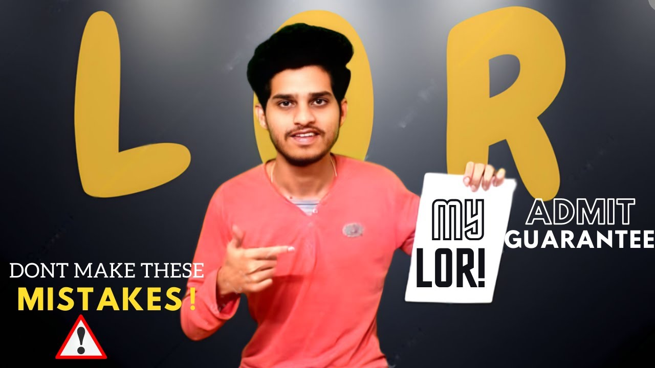 Letter of Recommendation Explained! | Perfect LOR Template | తెలుగు | Masters in Abroad