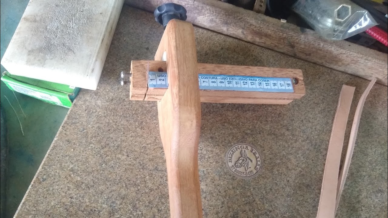 Cortador de tiras para couro