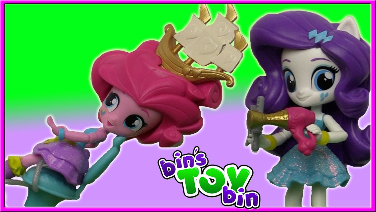 PINKIE PIE SWITCH-A-DO SALON! Equestria Girls Minis Playset My Little Pony Review | Bin's Toy Bin