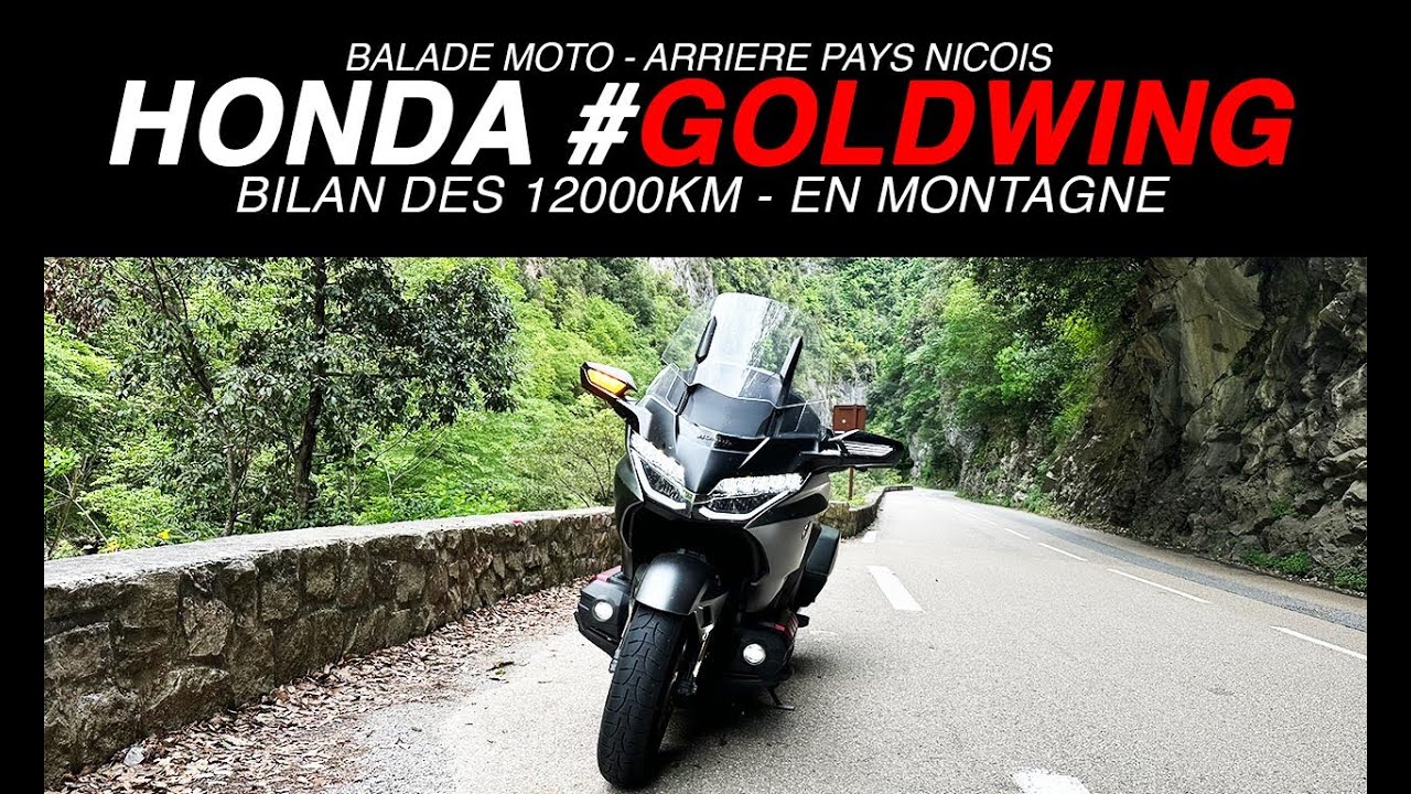 Goldwing Bagger DCT : petites routes de Montagne vers Gourdon