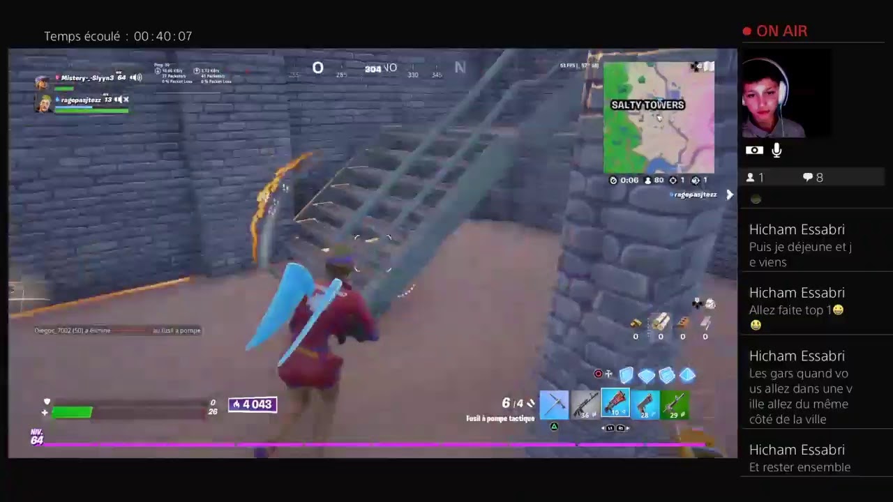 Je fais monte mon cousin en arène