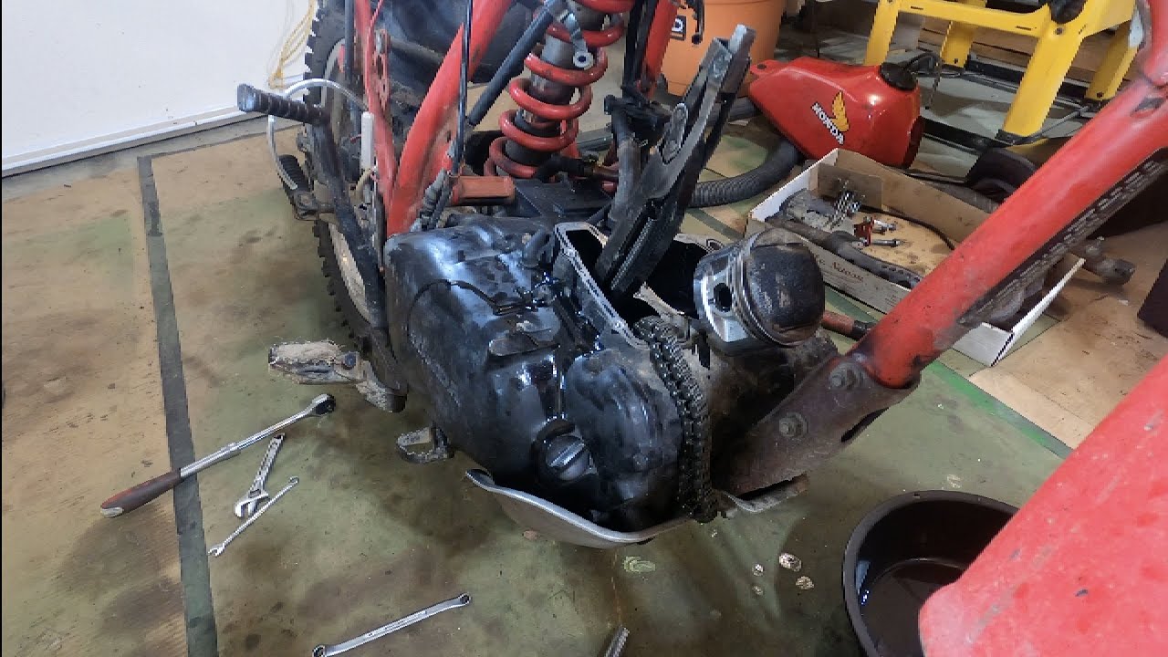 Восстановление двигателя Honda XL250