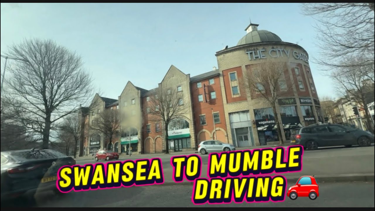 Живописная поездка из Суонси в Мамблз – видеоблог о путешествии от первого лица 🚗🌊 | Автопутешест...