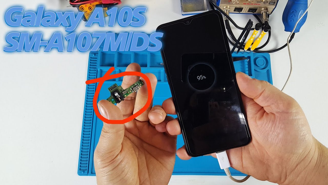 Como Trocar Conector de Carga A10S SM-A107M/DS