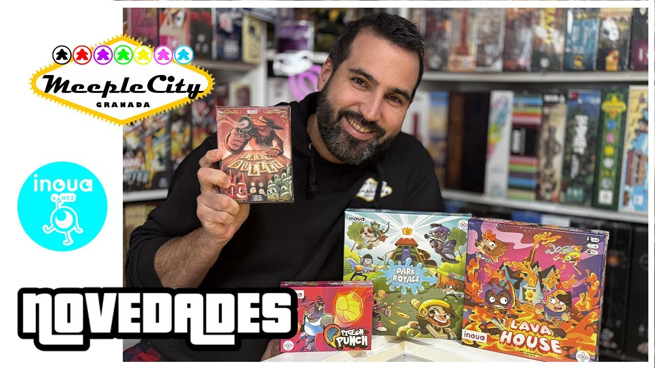 Presentación de las novedades de INOUA - PARK ROYALE, LAVA HOUSE, PIGEON PUNCH y LAST BULLET.