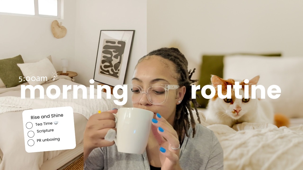 Girl Morning Vibes: Scripture + Tea + PR Unboxing 🎀