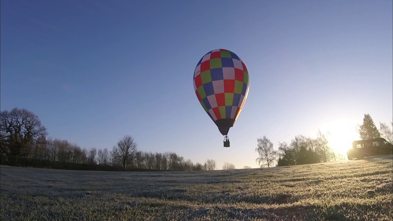 Racer ballooning target practice
