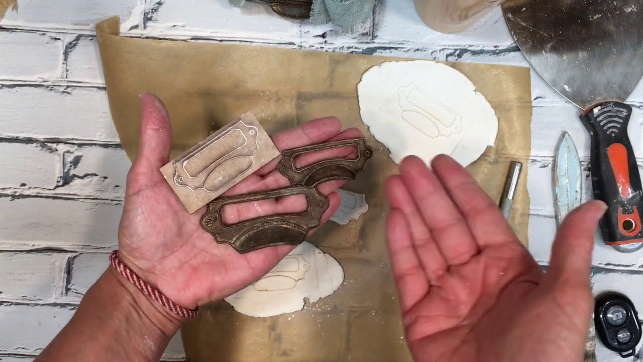 Tutorial usando los moldes tirador Vintage Arts