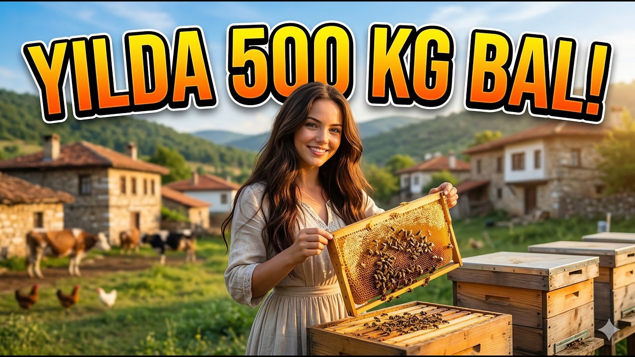 На этой маленькой ферме: 5 яиц каждый день, 500 кг мёда в год! - Bi dünya köy - Часть 1