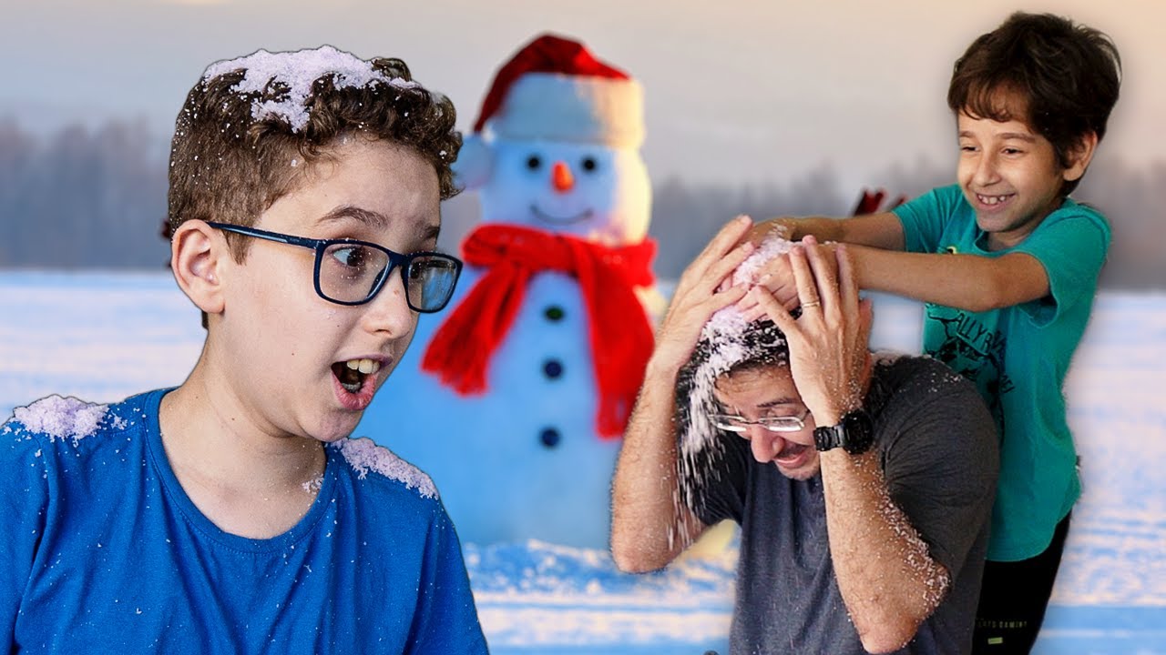 BATALHA DE NEVE - Paulinho e Toquinho Family
