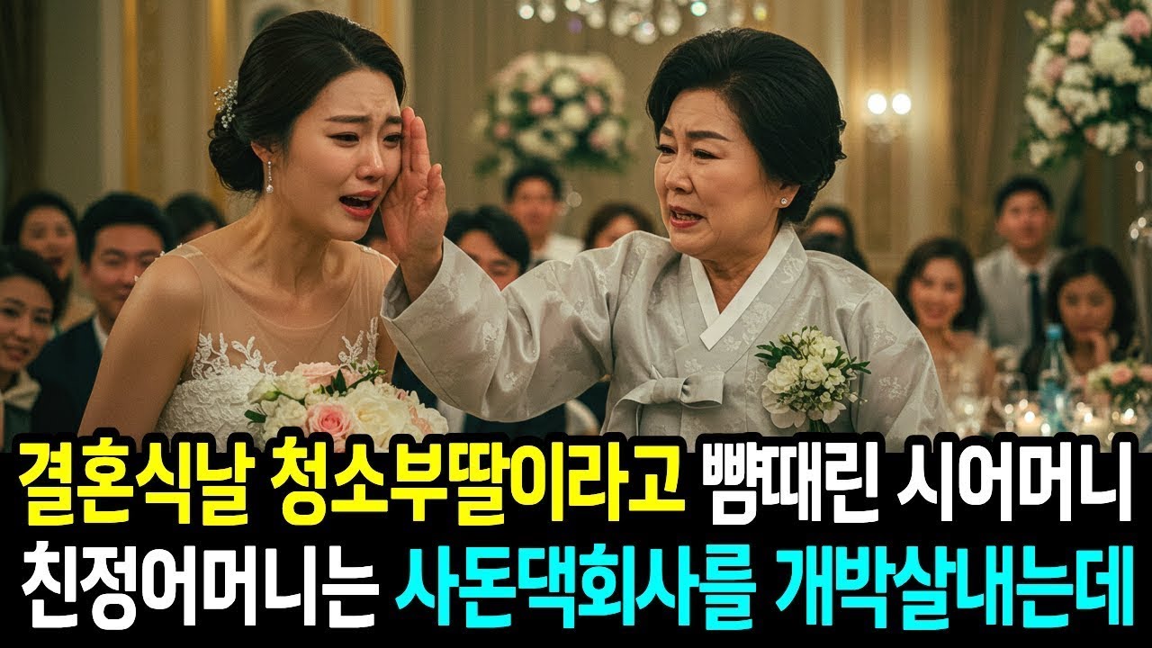 결혼식날 청소부딸이라고 뺨 때린 시어머니, 다음날 친정 어머니는 사돈네 회사를 개박살내는데