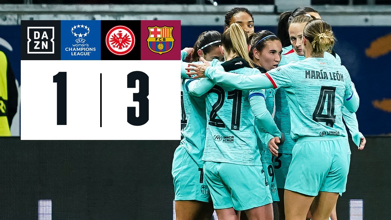 Eintracht Frankfurt vs FC Barcelona (1-3) | Resumen y goles | UEFA Women's Champions League 2023-24