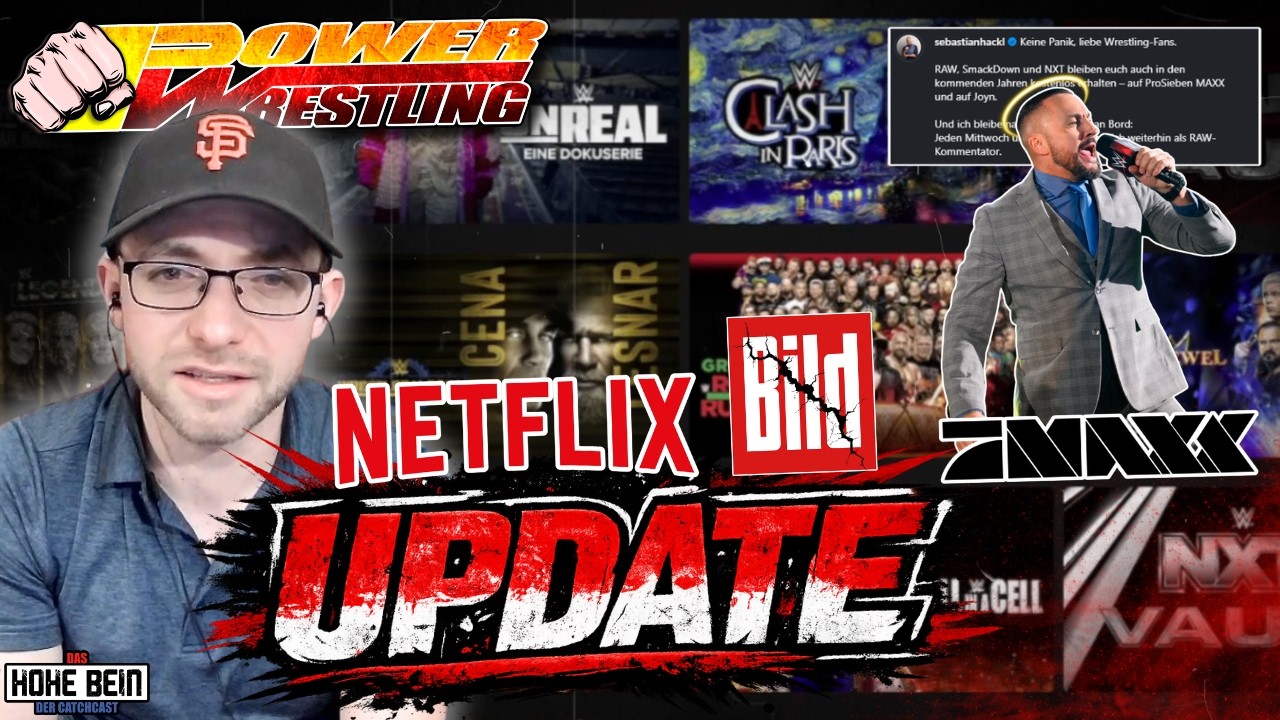 WWE ab April auf Netflix 😱 BILD rudert zurück – Hackl schaltet sich ein! Was stimmt jetzt?!