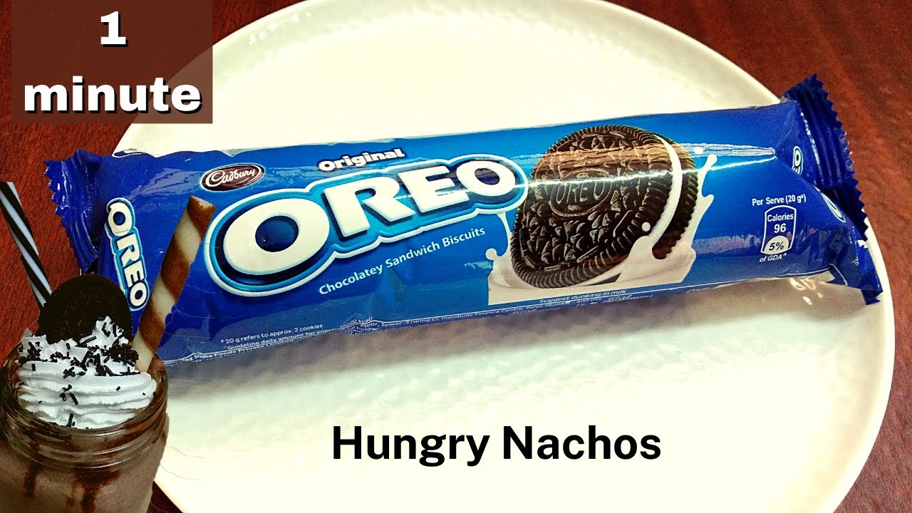 1 minute Oreo recipe | chocolate Oreo shake without ice-cream | Oreo milkshake | chocolate milkshake
