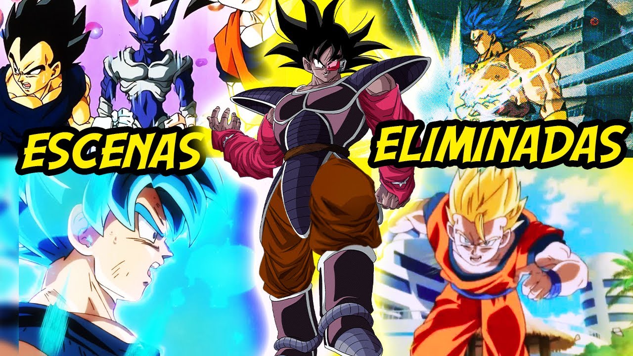 DBZ: ESCENAS ELIMINADAS DE LAS PELÍCULAS | DISEÑOS ALTERNOS