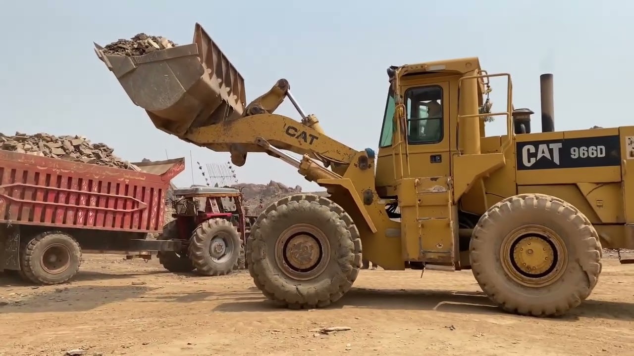 Extreme Power of CAT Loader You Must SeeGiant Rock Loading That Will Shock You